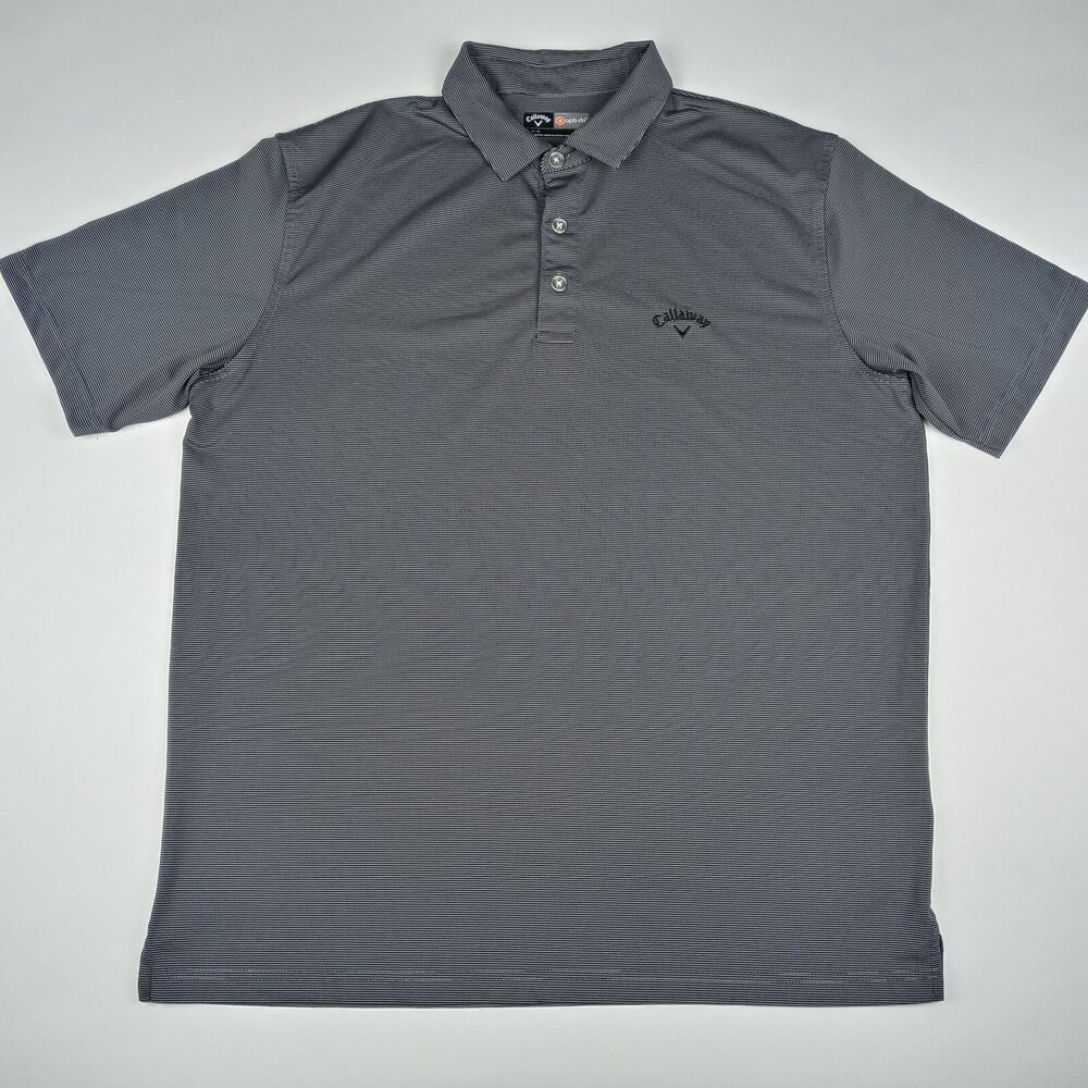 CALLAWAY Opti-Dri Golf Polo Shirt Short Sleeve Men's Size Large Casual